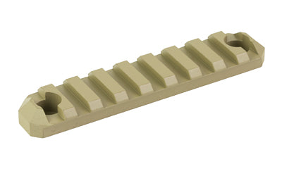 GrovTec, 9 Slot Rail Section, Cerakote Finish, Coyote, M-LOK