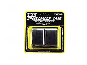 HKS Speed Loaders, Speedloader Pouch, Fits Double, Cordura, Black