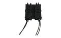 High Speed Gear, Pistol TACO, Double Magazine Pouch, Molle, Fits Most Pistol Magazines, Hybrid Kydex and Nylon, Black