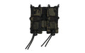 High Speed Gear, Pistol TACO, Double Magazine Pouch, Molle, Fits Most Pistol Magazines, Hybrid Kydex and Nylon, Multicam Black
