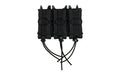 High Speed Gear, Pistol TACO, Triple Magazine Pouch, MOLLE, Fits Most Pistol Magazines, Hybrid Kydex and Nylon, Black
