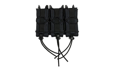 High Speed Gear, Pistol TACO, Triple Magazine Pouch, MOLLE, Fits Most Pistol Magazines, Hybrid Kydex and Nylon, Black