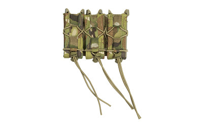 High Speed Gear, Pistol TACO, Triple Magazine Pouch, MOLLE, Fits Most Pistol Magazines, Hybrid Kydex and Nylon, Multicam