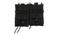 High Speed Gear, Double Rifle TACO, Dual Magazine Pouch, Molle, Fits Most Rifle Magazines, Hybrid Kydex and Nylon, Black