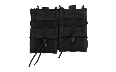 High Speed Gear, Double Rifle TACO, Dual Magazine Pouch, Molle, Fits Most Rifle Magazines, Hybrid Kydex and Nylon, Black