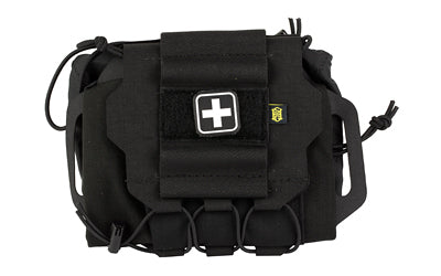 High Speed Gear, ReFlex IFAK System, Compatible with MOLLE and Belts 1.5"-2.5", Nylon Construction, Black, Medical Items Not Included