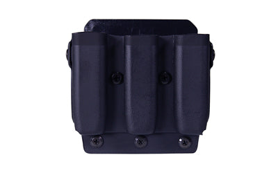 High Speed Gear, Uniform Line, Triple Mag Pouch, Size 1, Black, Fits MOLLE or Belt, Kydex, Universal Clip Mount