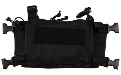 Haley Strategic Partners, D3CR Micro, Chest Rig, Nylon Construction, Black, Includes (1) Large Open Pouch, (2) Pistol Magazines, (1) Pouch