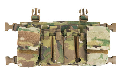 Haley Strategic Partners, D3CRX, Chest Rig, Nylon Construction, Multicam, Includes (4) Rifle Magazine Pouches, (4) Pistol Pouches, (2) Pouches
