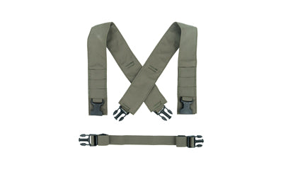 Haley Strategic Partners, X-Harness, Nylon Construction, Ranger Green, Fits Haley Strategic Chest Rigs