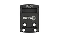 INFITAC, PA01 Pistol Adapter Mount, Compatible with Infitac Pistol Optics, RMSc Footprint, Black