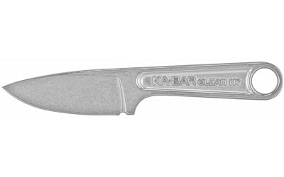 KA-BAR Knives, Forged Wrench, Fixed Blade Knife, 3" Blade Length, 7.125" Overall Length, Drop Point, Plan Edge, 425HC Stainless Steel Blade and Handle, Includes a Hard Plastic Sheath