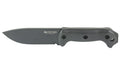KA-BAR Knives, Becker Campanion, Fixed Blade Knife, 5.25" Blade Length, 10.5" Overall Length, Drop Point, Plain Edge, 1095 Cro-Van Black Blade, Black Ultramid Handle, Includes Molle Compatible Plastic Sheath