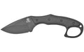 KA-BAR Knives, TDI Pocket Strike, Fixed Blade, 3.188" Blade Length, 7.75" Overall Length, Matte Finish, Black, Plain Edge, Drop Point, AUS 8 Steel, Black Nylon/Fiberglass Handle, Includes Nylon Pocket Sheath