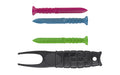 KA-BAR Knives, KA-PAR Golf Tool, Includes 4 Golf Tees and Divot Tool, Plastic, Black