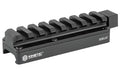Kinetic Development Group, LLC, SIDELOK, Universal Scope Riser, Standard, Fits Picatinny, Black Finish, .62" Rail Height