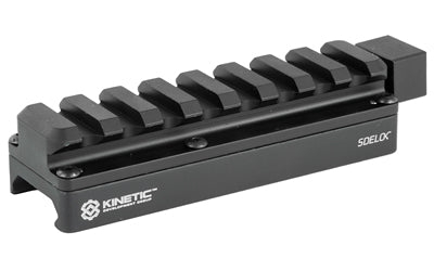 Kinetic Development Group, LLC, SIDELOK, Universal Scope Riser, Standard, Fits Picatinny, Black Finish, .62" Rail Height