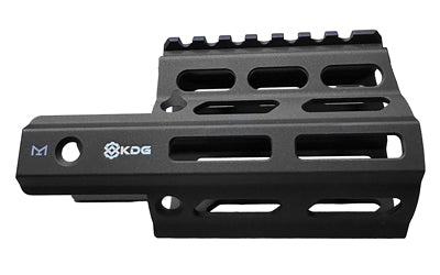 Kinetic Development Group, LLC, M-LOK Rail Extension, 3.25", Fits M-LOK Stribog SP9, Anodized Finish, Black
