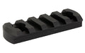 Kinetic Development Group, LLC, M-LOK Picatinny Rail, 5 Slot, Anodized Finish, Black