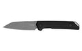 Kershaw, Mini Iridium, Fixed Blade Knife, 3.1" Reverse Tanto Blade, D2 Blade Steel, 7.1" Overall Length, Working Finish, Gray, Black Micarta Handle, Includes Sheath
