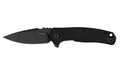 Kershaw, Conduit, Folding Knife, Flipper Assisted Opening, Plain Edge, 8Cr13Mov Steel, Black Oxide Coating, Glass Filled Nylon Handle, 2.9" Blade, 6.8" Overall Length, Includes Deep Carry Pocket Clip