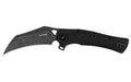 Kershaw, Dawnstar, Folding Knife, 3.5" Plain Edge Hawkbill Blade, 7.9" Overall Length, Liner Lock, 8Cr13MoV Blade Steel, Glass Filled Nylon Handle, BlackWash Finish, Black