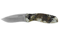 Kershaw, Blur, Assisted Folding Knife, 3.4" Drop Point Blade, 14C28N Blade Steel, 7.9" Overall Length, Steel Stonewash Finish Blade, Plain Edge, 6061-T6 Aluminum Handle, Kings Camo, Flipper Thumb Stud/Pocket Clip