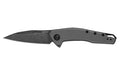 Kershaw, Sanctum, Folding Knife, Flipper Assisted Opening, Plain Edge, 8Cr13Mov Steel, BlackWash Finish, Stainless Steel Handle, 2.98" Blade, 7.2" Overall Length, Includes Deep Carry Pocket Clip, Frame Lock