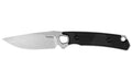 Kershaw, Steppe, Fixed Blade Knife, Plain Edge, D2 Blade Steel, Stone Washed Finish, Silver, Polypropylene and Rubber Handle, 3.5" Blade Length, 7.6" Overall Length, Includes Black Polypropylene Sheath