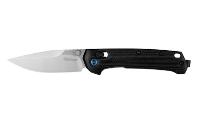 Kershaw, Celestion, Folding Knife, 2.71" Drop Point Blade, D2 Blade Steel, 6.5" Overall Length, Satin Finish, Silver, Black G10 Handle