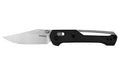 Kershaw, Airspace, Folding Knife, 3" Clip Point Blade, 14C28N Blade Steel, 7.05" Overall Length, Satin Finish Blade, Plain Edge, Polymer Handle, Black, Tip Up Pocket Clip