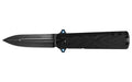 Kershaw, Barstow, Folding Knife, 8CR13MOV, Black-Oxide, Plain, Spear Point, Flipper/Pocket Clip, 3", Glass-Filled Nylon