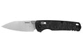 Kershaw, Bel Air, Folding Knife, 3.1" Plain Edge Reverse Tanto Blade, 7.3" Overall Length, DuraLock, CPM MagnaCut Blade Steel, Marbled Carbon Fiber Handle, Satin Finish, Silver Blade