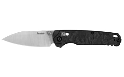 Kershaw, Bel Air, Folding Knife, 3.1" Plain Edge Reverse Tanto Blade, 7.3" Overall Length, DuraLock, CPM MagnaCut Blade Steel, Marbled Carbon Fiber Handle, Satin Finish, Silver Blade
