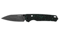 Kershaw, Bel Air, Folding Knife, 3.1" Plain Edge Reverse Tanto Blade, 7.3" Overall Length, DuraLock, CPM MagnaCut Blade Steel, Custom Island Green Splatter Handle, Black-oxide BlackWash Finish, Black Blade
