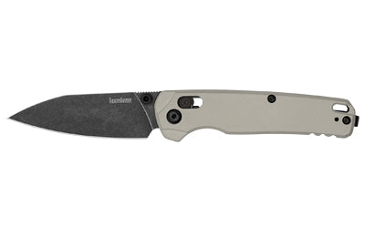 Kershaw, Bel Air, Folding Knife, Flipper Assisted Opening, Plain Edge, CPM MagnaCut Steel, Blackwash Finish on Blade, Bright Nickel Cerakote Finish on Handle, 3" Blade, 7.2" Overall Length, Includes Deep Carry Pocket Clip, Dura Lock