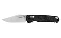 Kershaw, Bel Air, Folding Knife, 3.05" Clip Point Blade, CPM MagnaCut Blade Steel, 7.25" Overall Length, Satin Finish, Silver, Black Carbon Fiber Handle