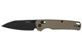 Kershaw, Bel Air XL, Folding Knife, 3.4" Reverse Tanto Blade, CPM M4 Blade Steel, 7.82" Overall Length, PVD Finish, Black, Flat Dark Earth Aluminum Handle