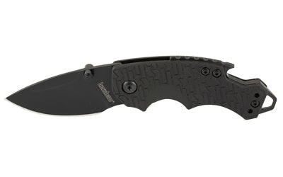 Kershaw, Shuffle, Folding Knife, 2.4" Drop Point Blade, 8CR13MOV Blade Steel, 5.75" Overall Length, Liner Lock, Black Oxide Finish, Black Blade, Black Handle