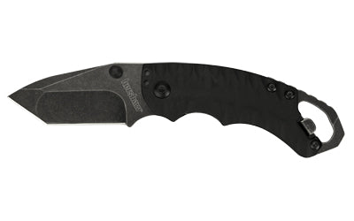 Kershaw, Shuffle II, Folding Knife, 2.6" Tato Blade, 8Cr13MoV Blade Steel, 6.3" Overall Length, Liner Lock, BlackWash Finish, Black Handle