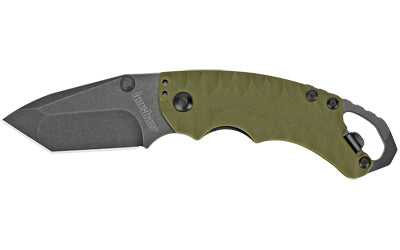Kershaw, Shuffle II, Folding Knife, 8CR13MOV/BlackWash, Plain, Tanto Point, 2.6", Glass-Filled Nylon