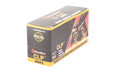 Kleen-Bore, CLP Wipe, Powered By Break Free, Cleaning Wipes, 50 Per Pack