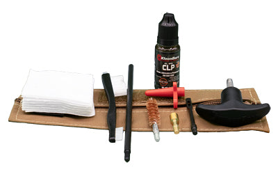 Kleen-Bore, Compact Military/LE 9mm Handgun Tactical Kit, Cleaning Kit, Fits 9MM, Coyote Case