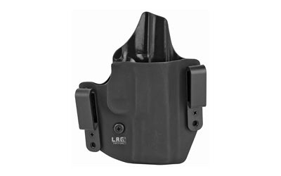 L.A.G. Tactical, Inc., Defender Series, OWB/IWB Holster, Fits FN 509, Kydex, Right Hand, Black Finish