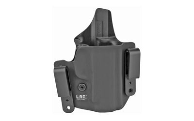 L.A.G. Tactical, Inc., Defender Series, OWB/IWB Holster, Fits Sig P365XL, Kydex, Right Hand, Black Finish