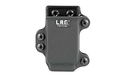 L.A.G. Tactical, Inc., Single Pistol Magazine Carrier, Fits All Double Stack 45/10mm Magazines, Kydex, Black Finish