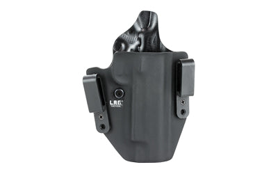 L.A.G. Tactical, Inc., Defender Series, OWB/IWB Holster, Fits 1911 w/ Rail, 5" Barrel, Kydex, Right Hand, Black Finish