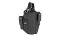 L.A.G. Tactical, Inc., Defender Series, OWB/IWB Holster, Fits 1911 5" N/R, Kydex, Right Hand, Black Finish
