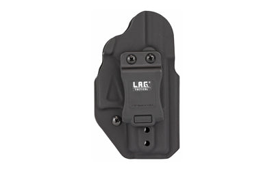 L.A.G. Tactical, Inc., Liberator MK II, Holster, Ambidextrous, Fits Glock 43, 43X, 43X MOS, Kydex, Black Finish