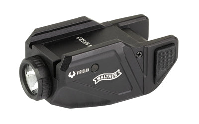 Viridian Weapon Technologies, CTL Custom Tactical Light, Fits Walther, 600 Lumens, Rechargeable Battery, Black, Instant-On, SafeCharge Power Bank